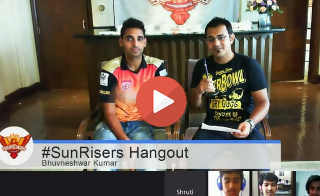 Sunrisers Hangout with Bhuvneshwar Kumar