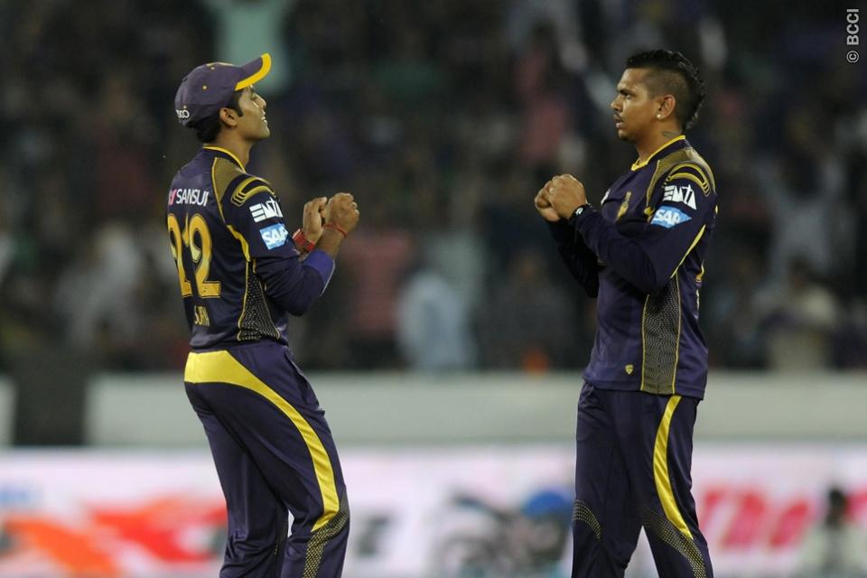 Knight Riders v Lahore Lions highlights: Watch Sunil Narine’s magical spell
