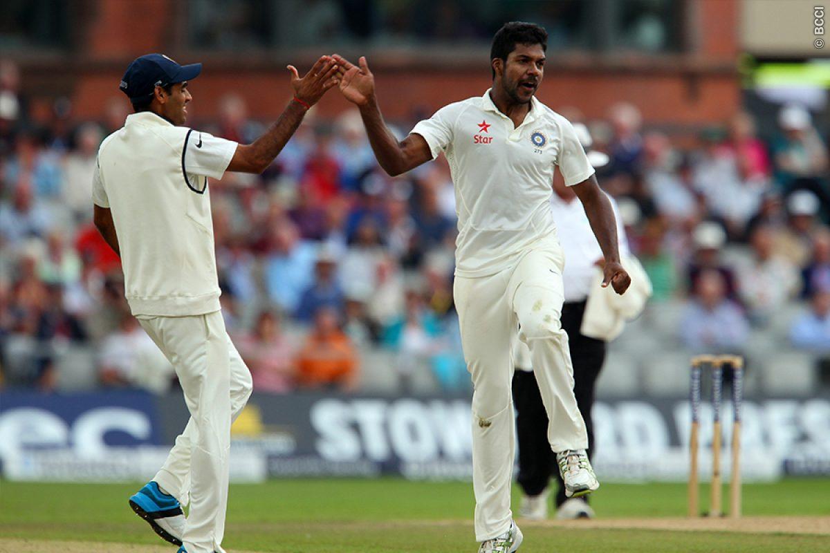 Practice Match Live Score Updates Varun Aaron and Karn Sharma shine for India on Day 1