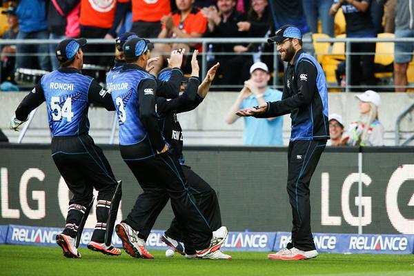 New Zealand players celebrate during quarterfinal clash. Image: Twitter