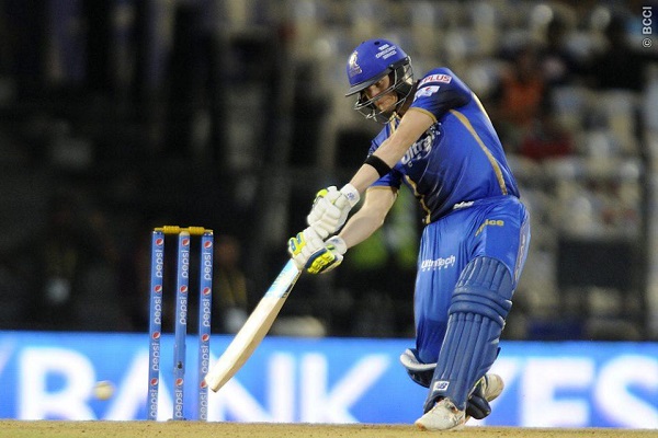 Steven Smith of Rajasthan Royals bats during match 41 of the Pepsi IPL 2015.