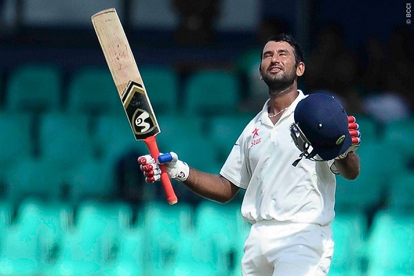 Cheteshwar Pujara made an unbeaten century against Sri Lanka in 3rd Test.
