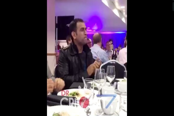 Cricket For Heroes: Watch MS Dhoni During Team Welcome Reception [VIDEO]