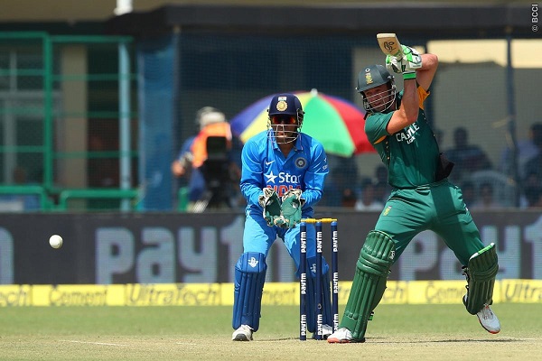 AB de Villiers of South Africa during the 1st ODI against India in Kanpur.