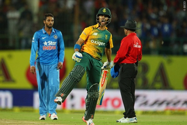 JP Duminy played a match-winning innings for South Africa in Dharamsala.
