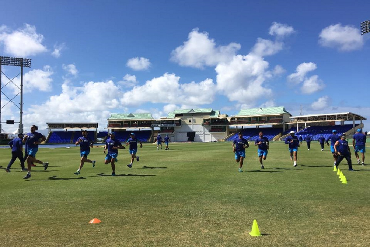 Indian Cricket Team Practices Ahead of First Practice Match