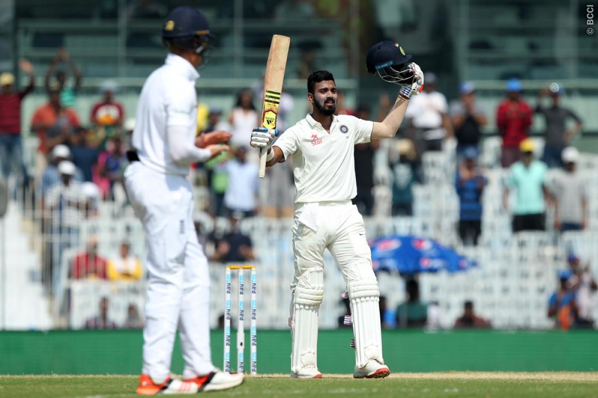 India vs England 5th Test Day 3: KL Rahul Scores Massive Ton in Chennai
