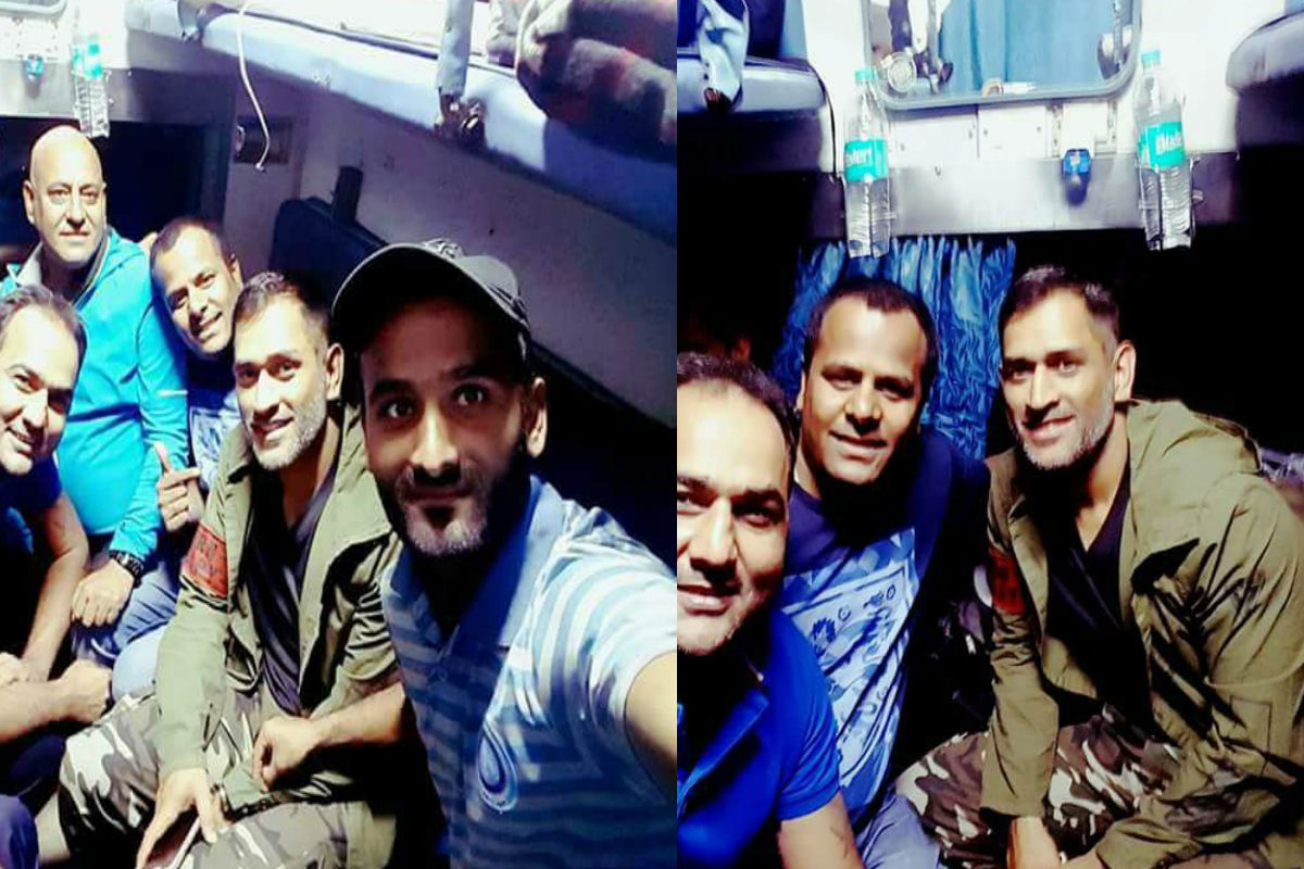 MS Dhoni Traveled in Train with Jharkhand Team for Vijay Hazare Trophy
