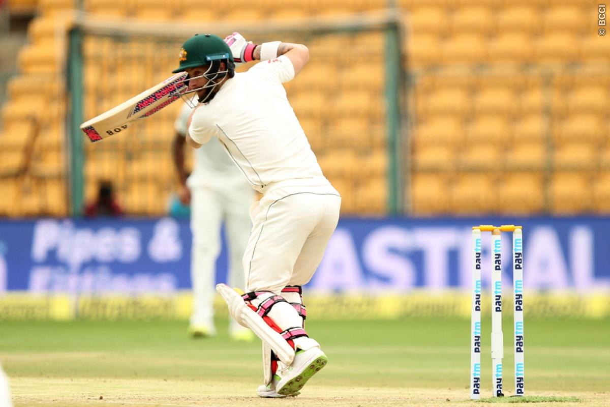 India vs Australia 2nd Test Day 3 Live Score: Mathew Wade, Mitchell Starc Stretching Aussie Lead