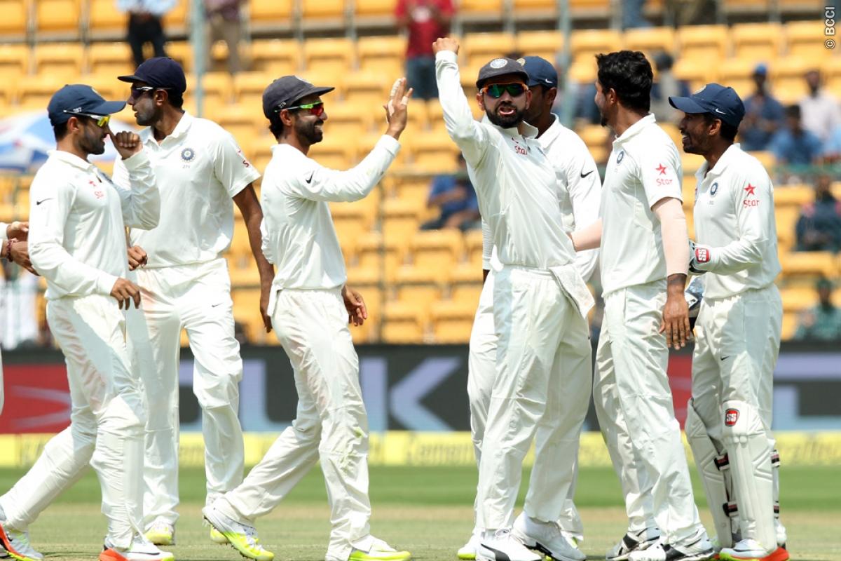 India vs Australia 2nd Test Result: Hosts Level Series with Sweat Win in Bengaluru