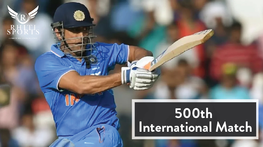 MS Dhoni To Become Third Indian Cricketer To Play 500 International Matches