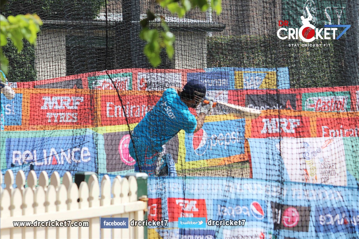 MS Dhoni batting practice at the SCG