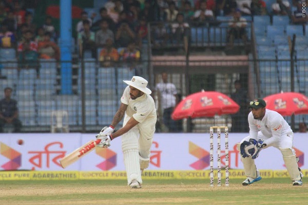 Team India makes statement in drawn Test against Bangladesh