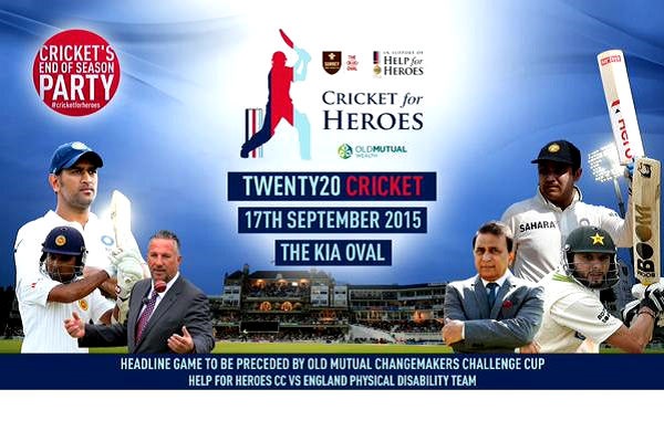 See Full Team List of Cricket For Heroes: Help for Heroes XI vs Rest of the World