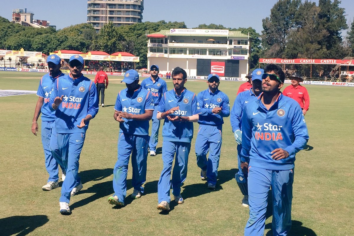 MS Dhoni’s Indian Cricket Team Completes Whitewash Over Zimbabwe