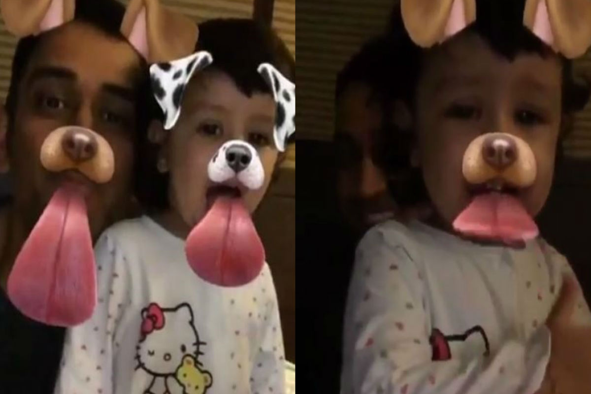 Watch This Super Cute Video of MS Dhoni with Daughter Ziva