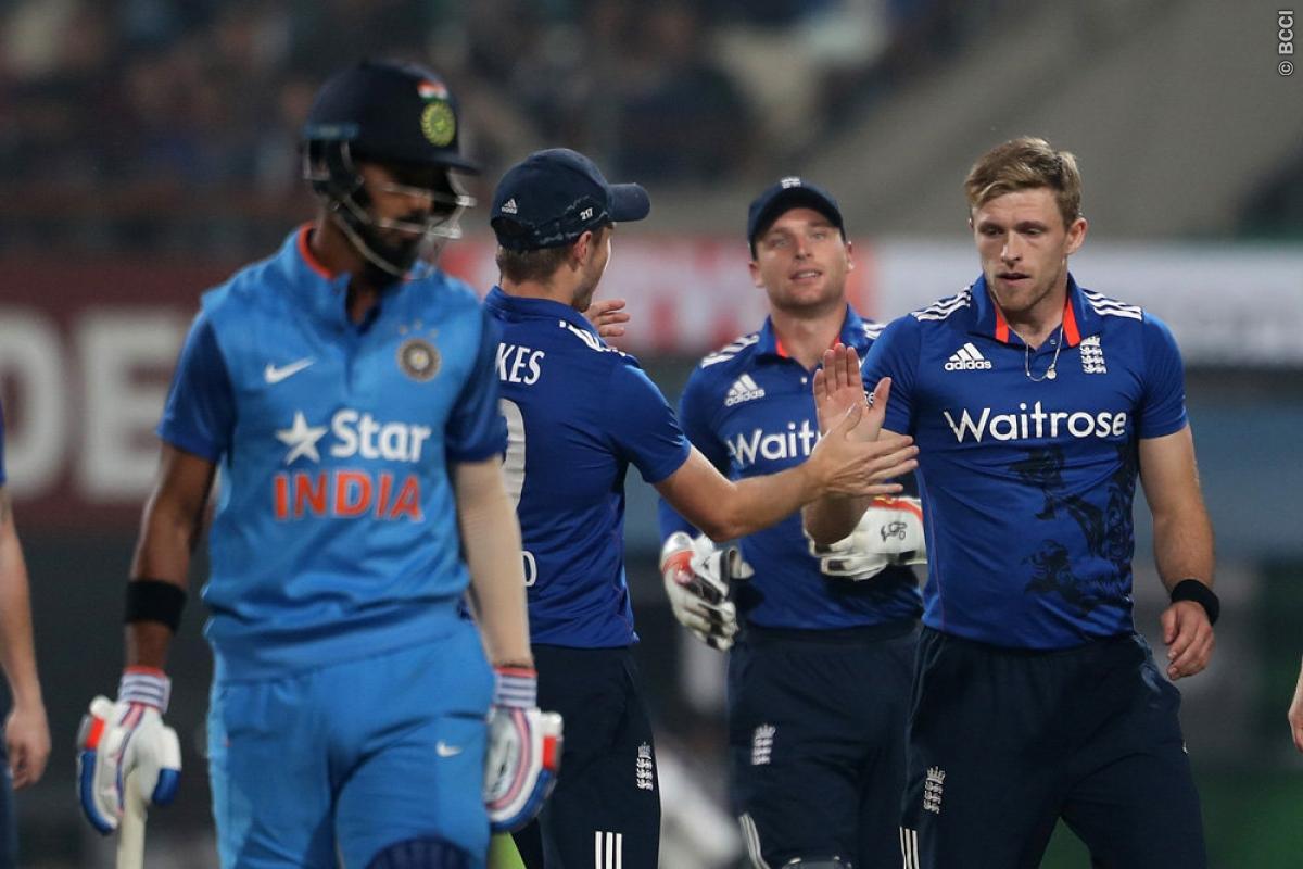 India vs England 1st T20: David Willey Escapes Significant Shoulder Damage