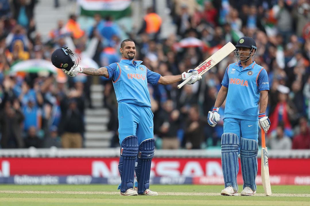Shikhar Dhawan Becomes India's Lead Scorer in Champions Trophy