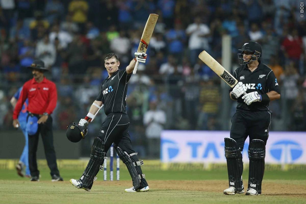 Live Score India vs New Zealand 1st ODI : Taylor and Lathom 200 Runs Steer New Zealand to Win