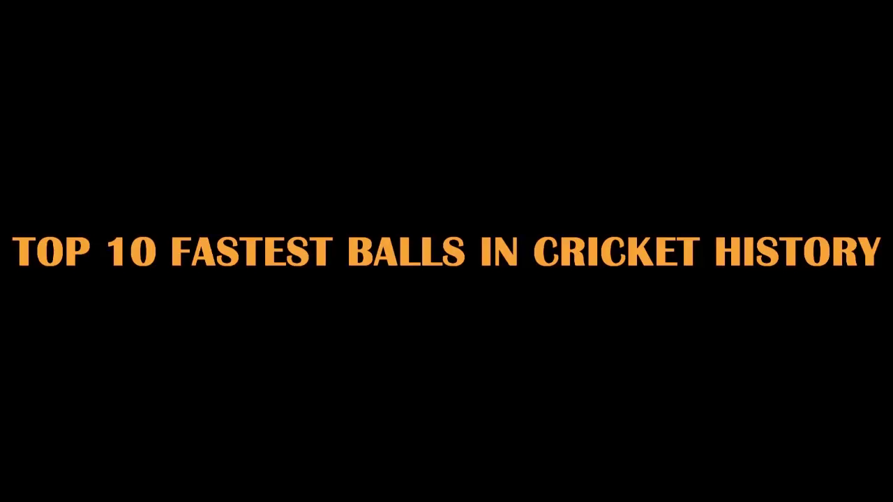 Top 10 Fastest Balls Bowled In International Cricket